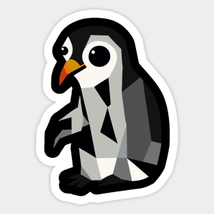 Portrait of Penguin Sticker